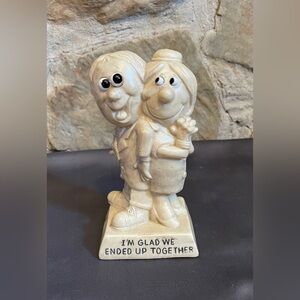 Vintage "I'm Glad We Ended Up Together" 1971 Vtg. W. & R. Berries Co. 6" Couple